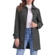 thumbnail image 1 of INSPIRE CHIC Abrigo de Invierno para Mujer con Cuello Peter Pan, Corte en Línea A, Largo hasta el Muslo, con Botonadura Simple, Talla XL, Color Gris Oscuro, 1 of 6