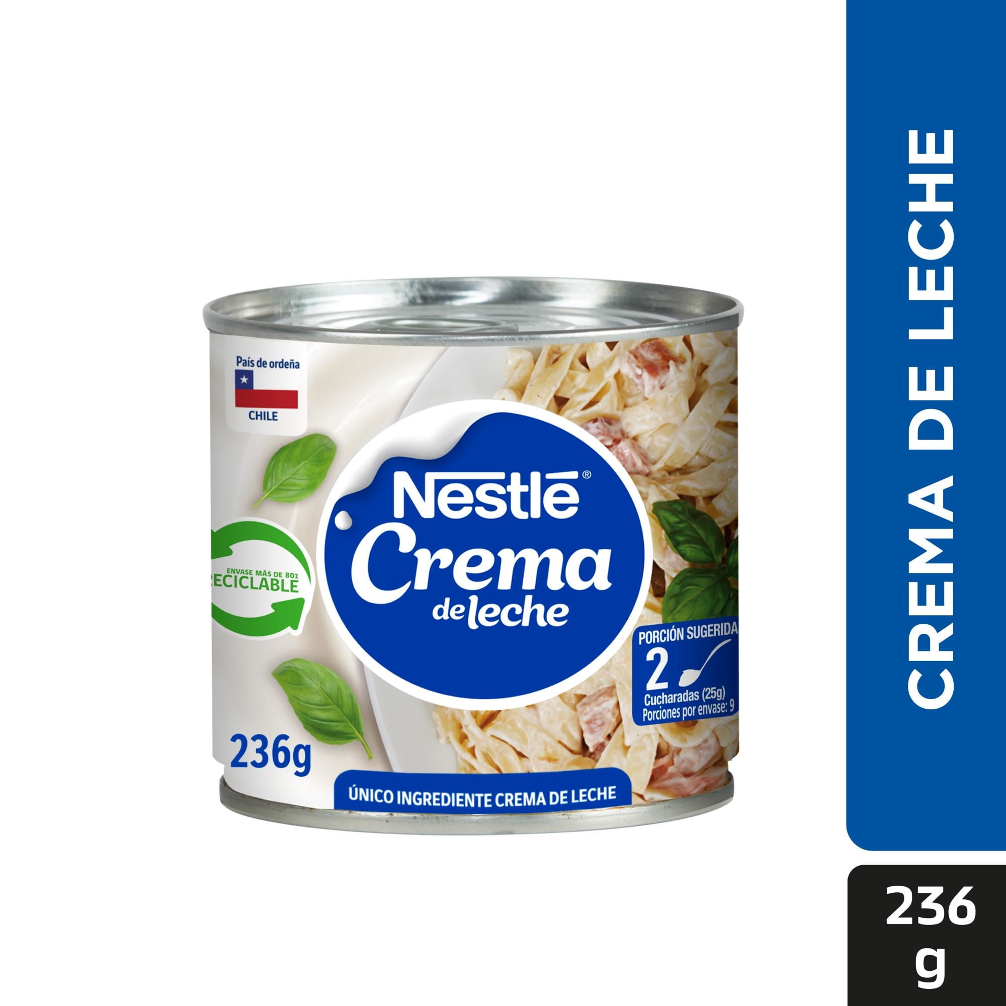 Crema De Leche Nestlé Clásica Tarro 236 g Nestle