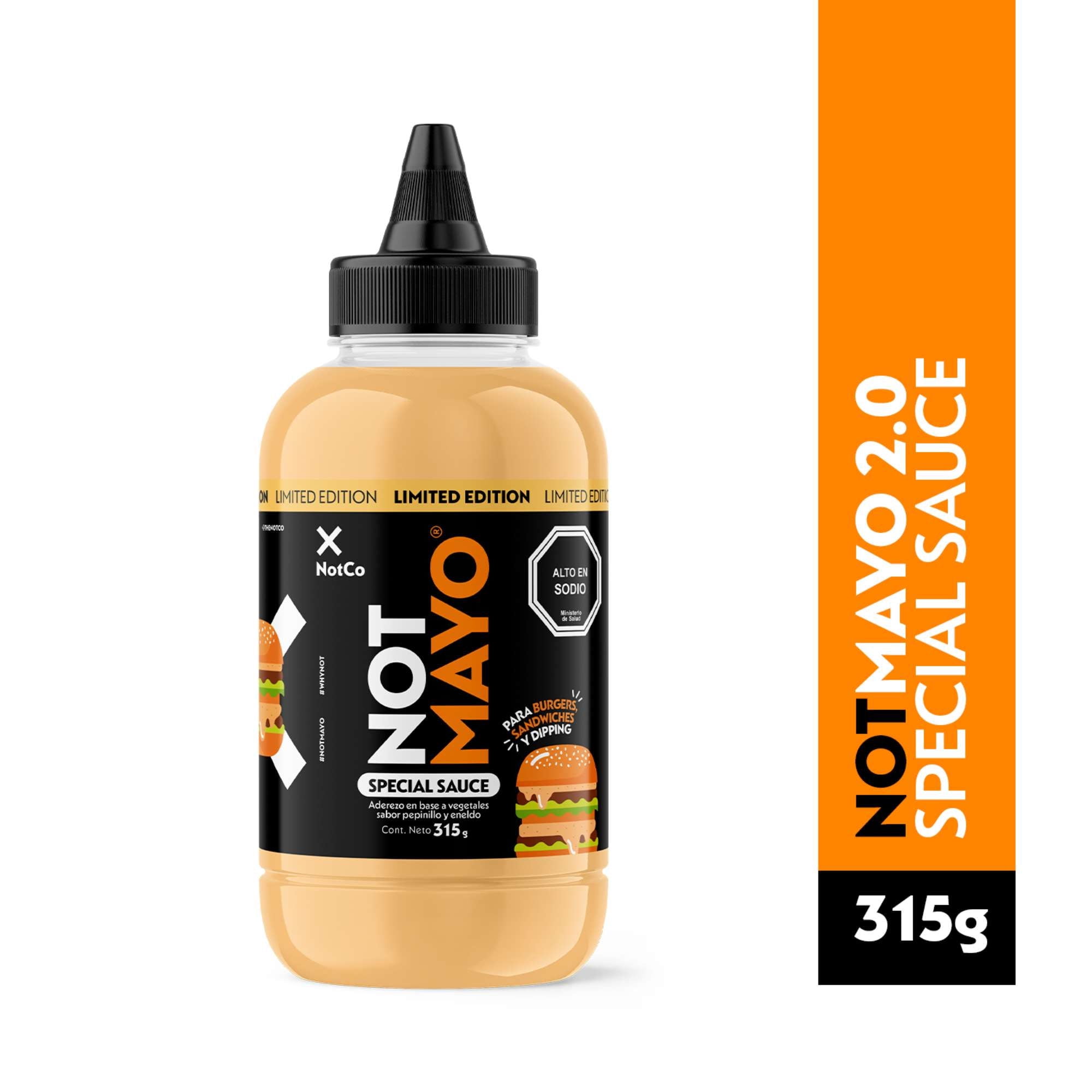 Aderezo Tipo Mayonesa Notmayo Special Sauce Squeeze 315 g Not Mayo