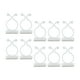 thumbnail image 5 of 10x Clip de pared de escalada de plantas Vines Tracción Soporte invisible Fijador de plantas Clips de fijación de pared de escalada para decoraciones , Blanco L, 5 of 5