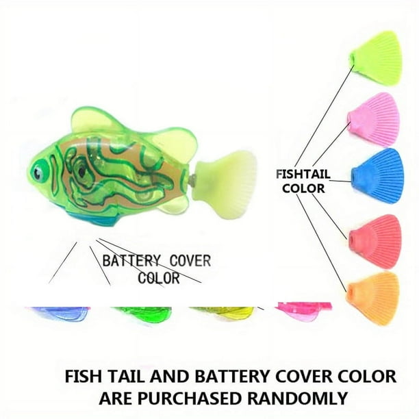 Cat Interactive Electric Fish Toy Water Cat Toy For Indoor Play Swimming Robot Fish LED Light Toys