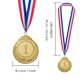 thumbnail image 2 of Medallas de premio Favide en oro, plata y bronce, 5 cm con cinta, 12 unidades, 2 of 7