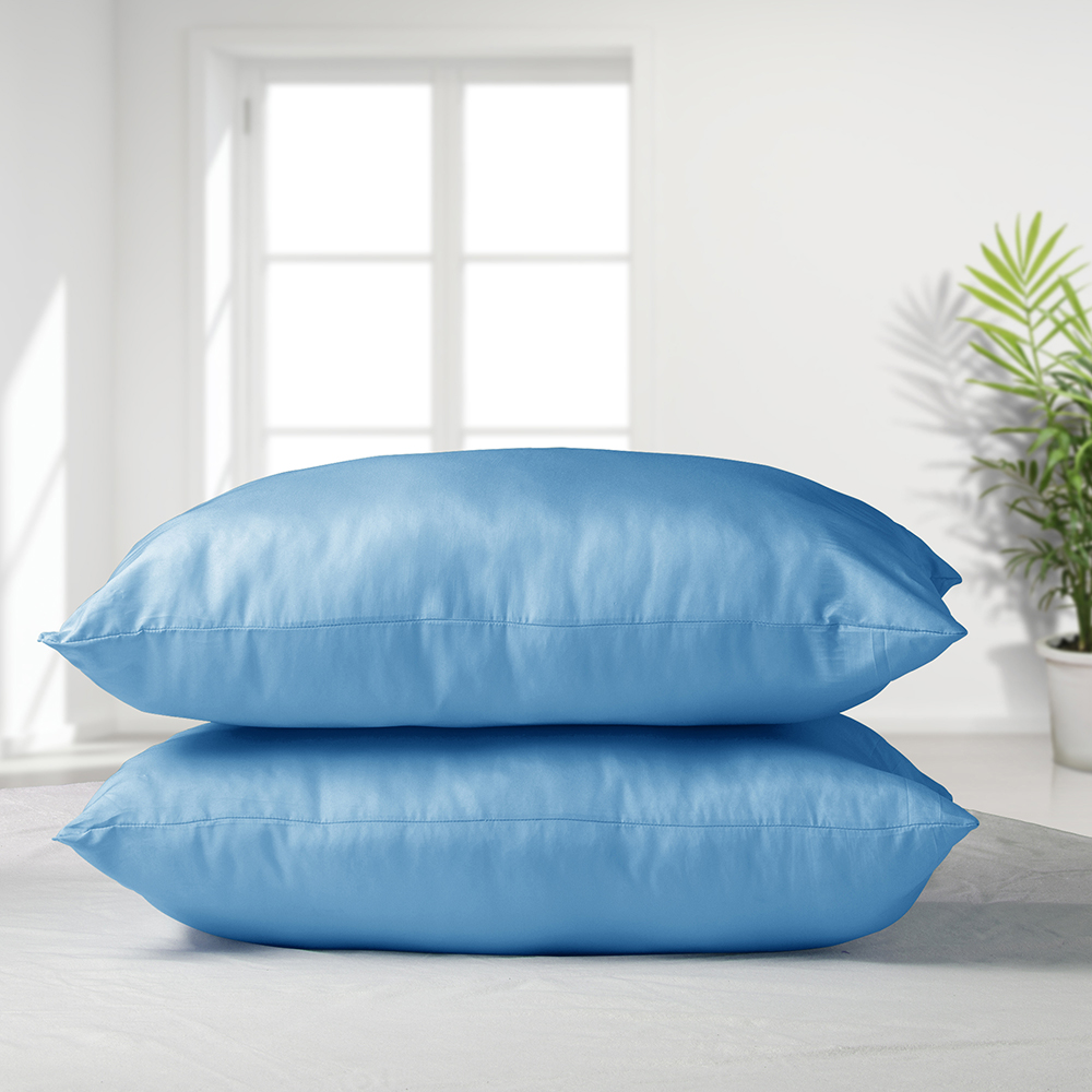 Masel - Set 2 Almohadas Premium Eco Colores 50X70 Turquesa