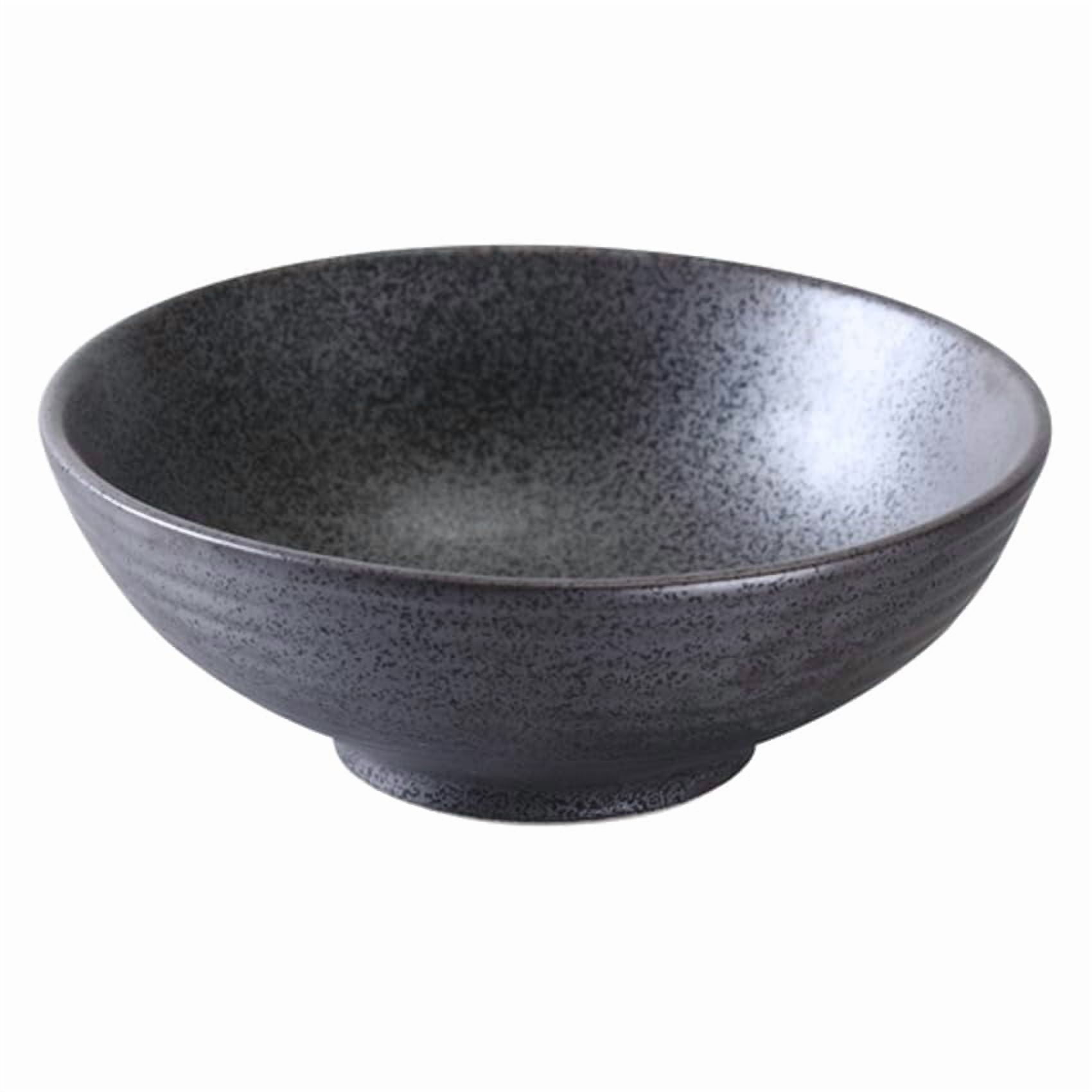 Tazón Para Fideos Yanco Db-3008 Diamond Black Collection, 1 Litro, Paquete De 12