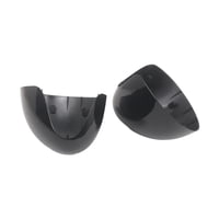 Magideal - 2 Piezas De Cubierta De Espejo Retrovisor Lateral, Protector De Espejo Retrovisor Exterior Para Coche, Tapas De Espejo Retrovisor Exterior Para Mini Negro Brillante