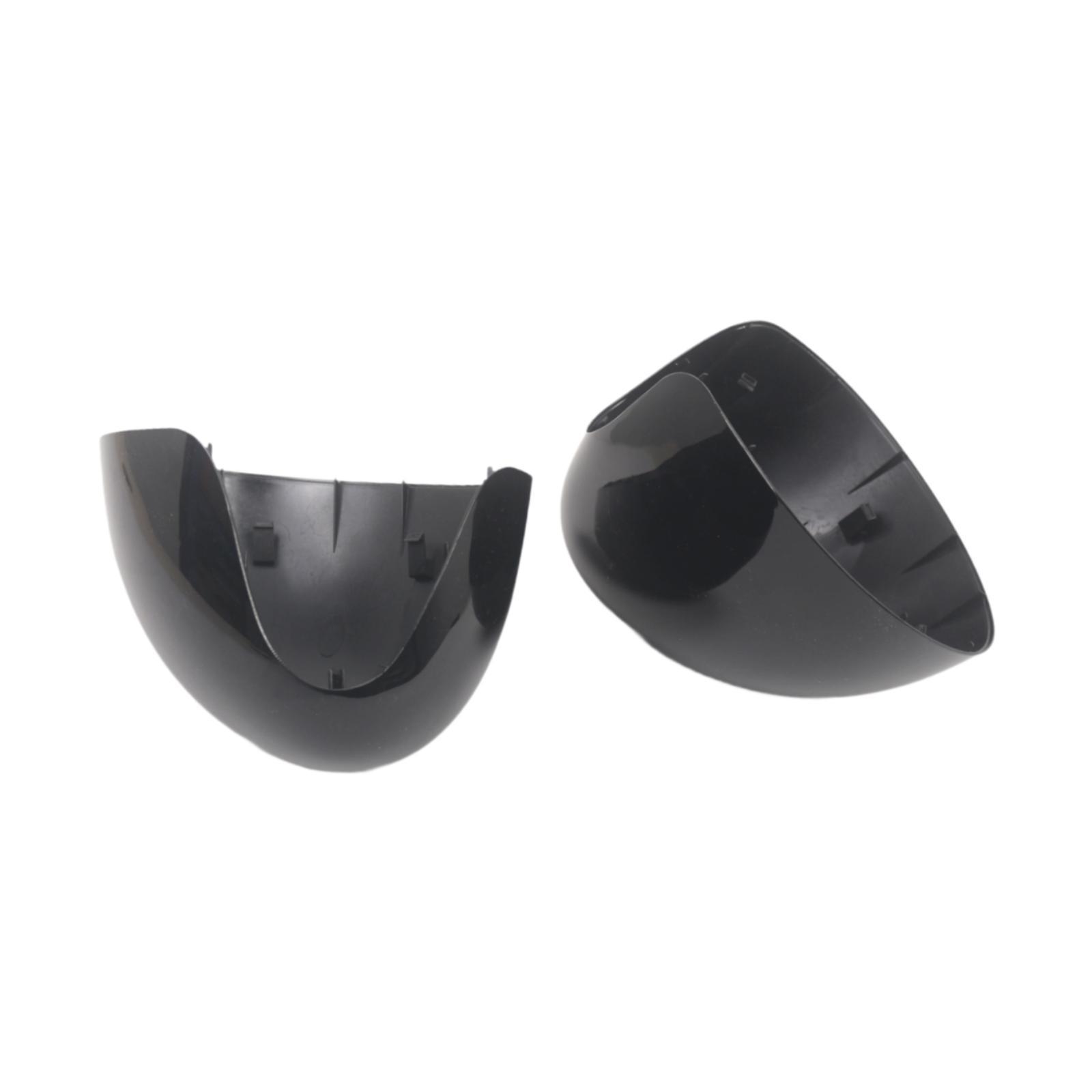 Magideal - 2 Piezas De Cubierta De Espejo Retrovisor Lateral, Protector De Espejo Retrovisor Exterior Para Coche, Tapas De Espejo Retrovisor Exterior Para Mini Negro Brillante