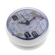 thumbnail image 2 of Mini Reloj De Pared Ventosa Resistente Al Agua Para Baño Cocina Blanco, 2 of 5