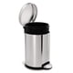 thumbnail image 4 of Bote De Basura De Acero Inoxidable Redondo De 4 5 L 1 2 Galones, 4 of 6
