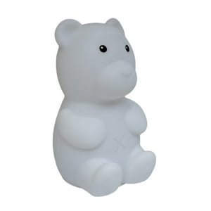 El Edén - Lámpara Diseño Oso, Espanta Cuco De Silicona Suave -Led Usb Color Blanco