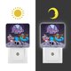 thumbnail image 3 of Parque Índigo Luz nocturna LED con sensor de anochecer a amanecer para dormitorio, baño, pasillo, escaleras - Lámpara LED nocturna de enchufe, 0.5W - 1 pieza, 3 of 6