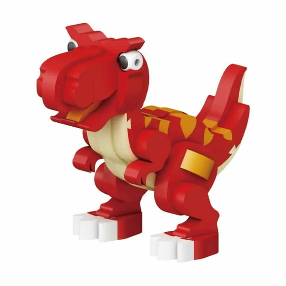 Bloques De Construcción De Eva 3d Cartoon T-rex 48 Piezas