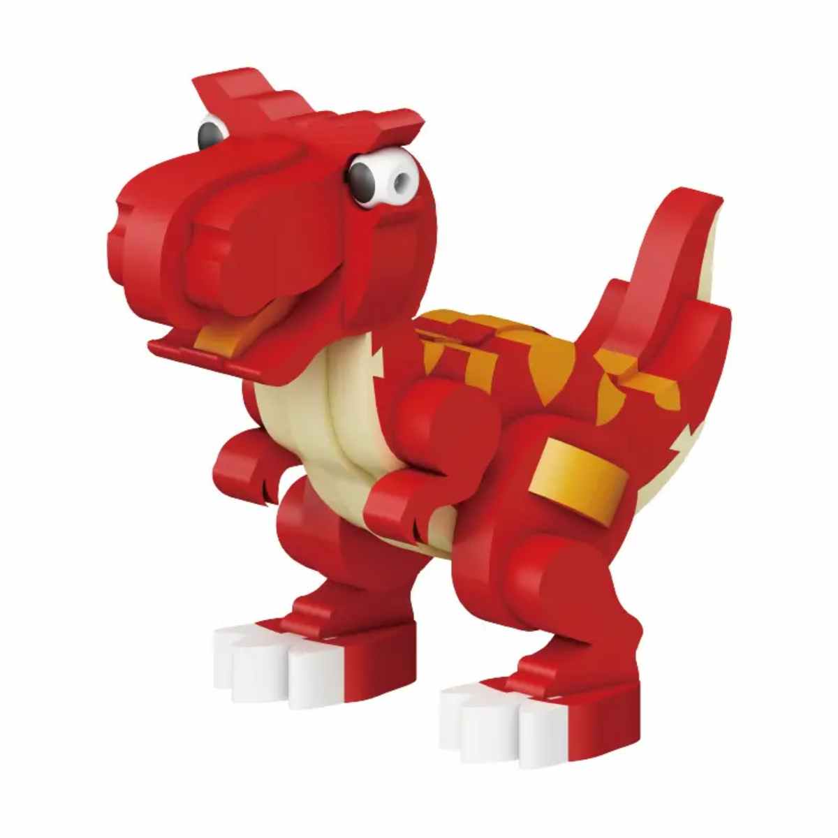 Genérico - Bloques De Construcción De Eva 3D Cartoon T-Rex 48 Piezas