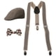thumbnail image 2 of Boys Stretchble Suspender Braces Beret Cap Ropa Decoración Festival Supply, 2 of 3