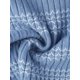 thumbnail image 5 of INSPIRE CHIC Vestido de Maternidad Ajustado de Punto a Rayas de Manga Corta S Azul Blanco, 5 of 6