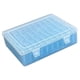 thumbnail image 3 of Caja de almacenamiento de joyería transparente, estuche de almacenamiento de joyería, 30 compartimentos, práctico con tapa, contenedor de cuentas para Azul, 3 of 5
