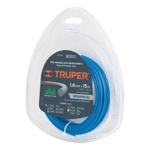 Truper - Nylon Para Orilladora 1.6Mm*15M Redondo
