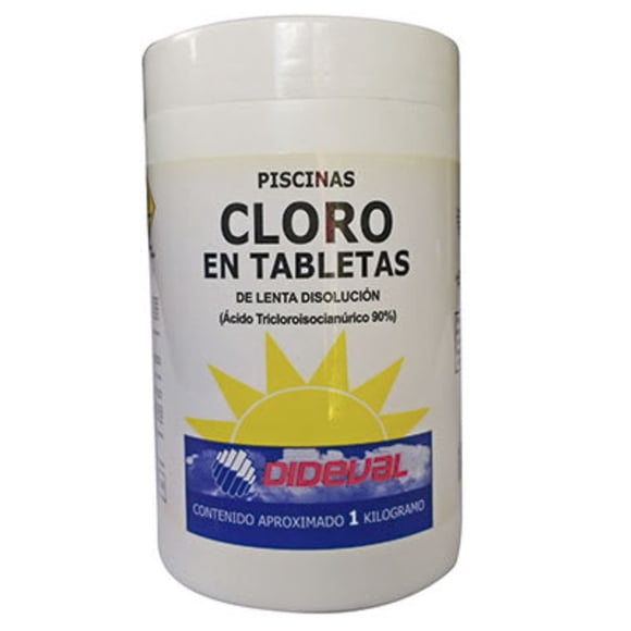 Cloro Pastilla Para Piscina Dideval 1 kg