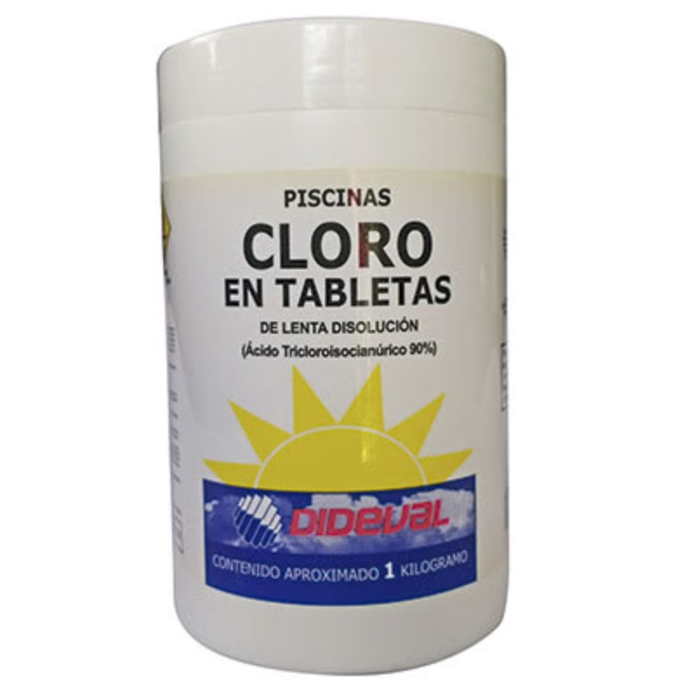 Cloro Pastilla Para Piscina Dideval 1 Kg