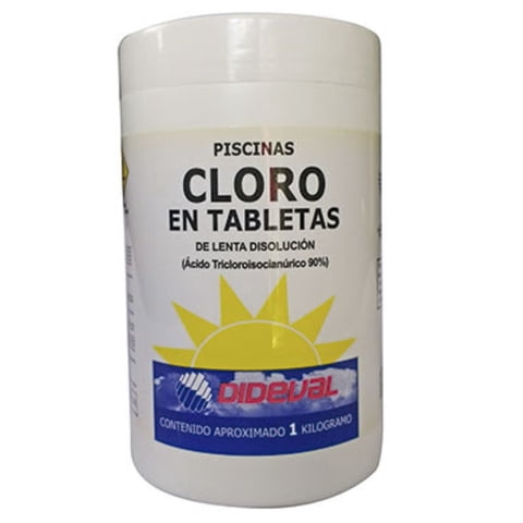 Cloro Pastilla Para Piscina Dideval 1 Kg