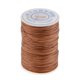 thumbnail image 1 of 1 rollo 150d encerado hilo trenzado de poliéster para diy leathercrafts marrón claro, 1 of 5