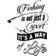 thumbnail image 1 of Decomural Fishing Is A Way Of Life Fisherman WS-46147, 1 of 2