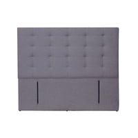 Latam Home - Respaldo Napoles Lino Gris Oscuro King