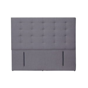 Latam Home - Respaldo Napoles Lino Gris Oscuro King