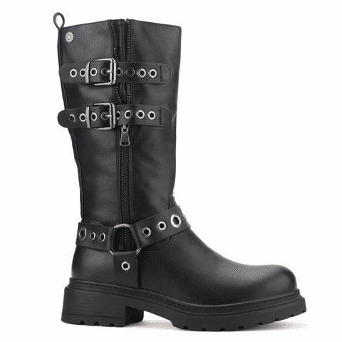 Botin Negro Mujer Casual Chalada Bika