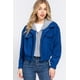 thumbnail image 1 of Chaqueta Larga de Pana con Capucha y Cuello Alto, 1 of 5