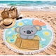 thumbnail image 2 of Toalla Redonda de Playa y Piscina con Estampado y Flecos 150 cm, 2 of 6