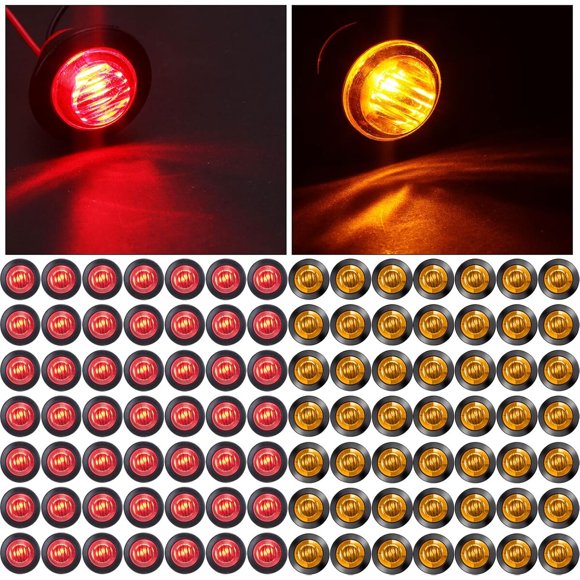 Marcador lateral LED Tallew 34 inch 3 LED 12V 100 piezas