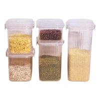 Aventura Store - Set 5 Recipientes Hermeticos Almacenamiento Con Tapa Cocina