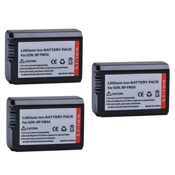 3 Batería NP-FW50 Alternativa Sony