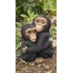 thumbnail image 1 of Escultura RUNADI 87805-B Estatua abrazándose de chimpancés, 1 of 1