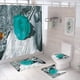 thumbnail image 1 of Juego De Baño Set De 4 Piezas Cortina + Tapa Wc + 2 Alfombra Diseño Estampado Con Antideslizantes, 1 of 3