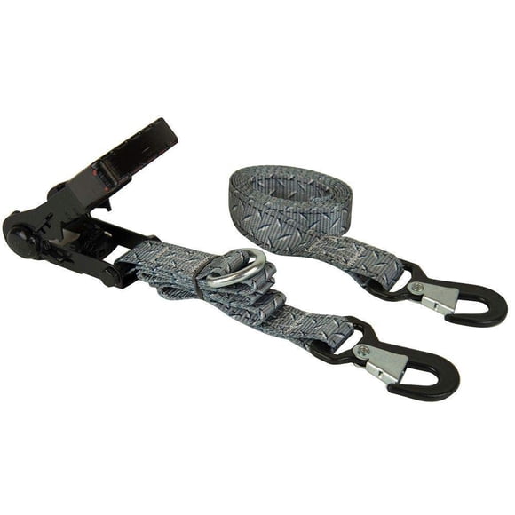Ratchet Tie-Down Keeper 47354 Ergo-Torque, 8 pies y 800 libras, paquete de 2