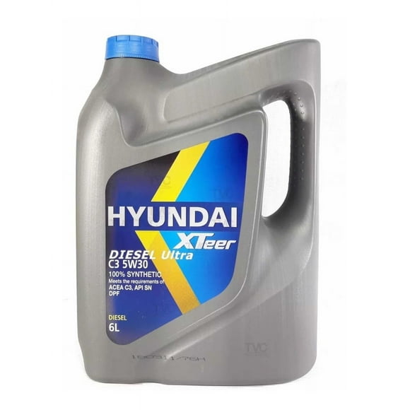 Aceite de motor Hyundai XTeer 5W-30 6 litros Diesel Ultra C3