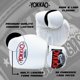 thumbnail image 4 of Guantes de boxeo YOKKAO Matrix de piel de vaca tailandesa 0,4 kg blanco, 4 of 6