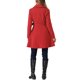 thumbnail image 3 of INSPIRE CHIC Abrigos de Guisante de Invierno para Mujeres con Solapa de Chal Abrigo Cruzado con Cinturón Largo M Rojo, 3 of 6
