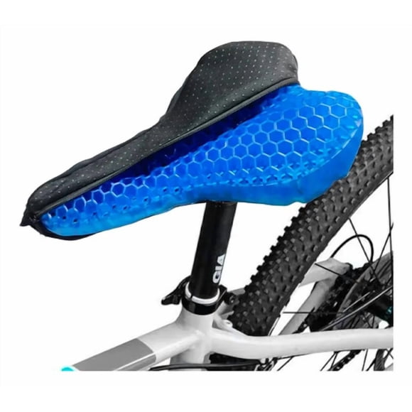 Funda Asiento Sillín Cobertor Cojín Gel Acolchado Bicicleta