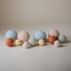 thumbnail image 4 of Esferas de silicona para anidar Sensory Toy Mushie, color azul claro, 4 of 8