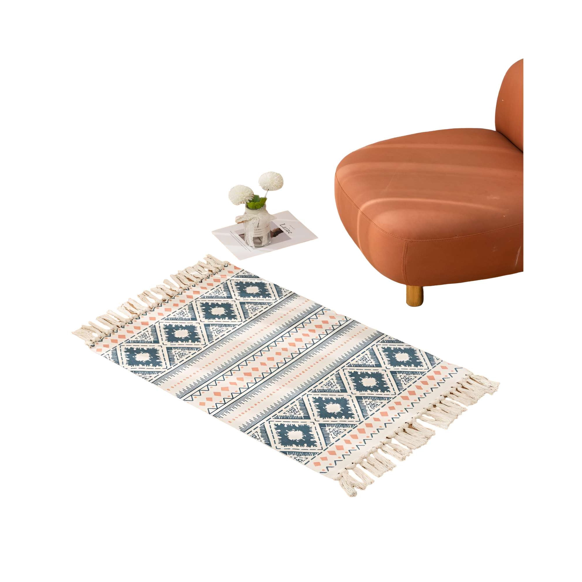 Genérico - Alfombra De Lino 60x90 Cm Para Bajada De Cama V15