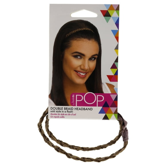 Diadema Hairdo Doble Trenza Tostada con Mantequilla