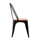 thumbnail image 3 of Silla De Metal Tolix Asiento De Madera, 3 of 6
