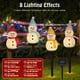 thumbnail image 3 of Luces solares para decoración navideña Lewondr Snowman, 4 unidades, 3 of 8