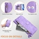 thumbnail image 5 of Funda tipo libro para REALME Q5 Pro 5G con bolsillo con cremallera, cierre magnético, 7 ranuras para tarjetas y correa para la muñeca., 5 of 6