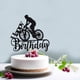 thumbnail image 4 of Bicicleta Cake Topper Crseniny Black Flash, feliz cumpleaños, 4 of 7