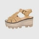 thumbnail image 2 of Sandalia plataforma Beige Vía Franca, 2 of 4