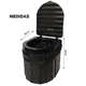 thumbnail image 2 of Inodoro Químico Portátil Baño Químico Plegable Para Camping, 2 of 7