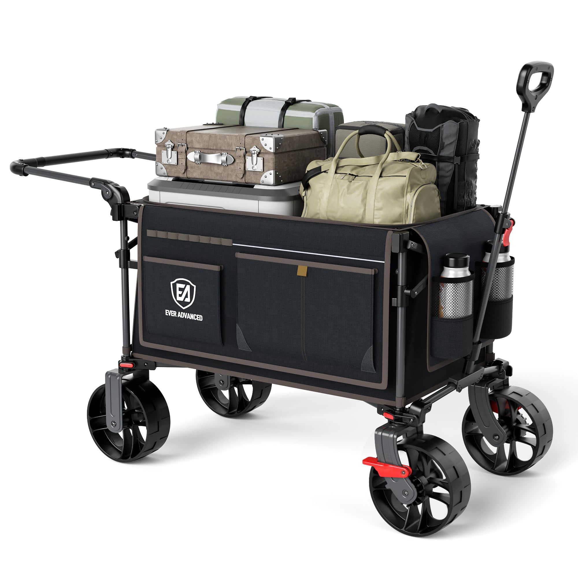 Vagón Plegable Ever Advanced Con Frenos De 300 Kg De Capacidad